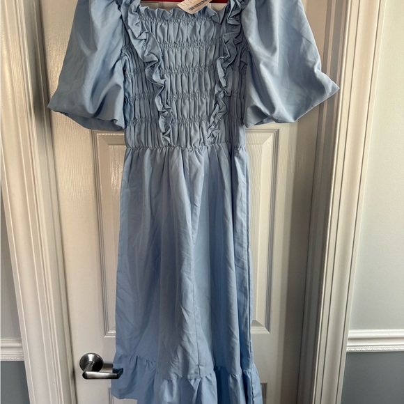 NWT Midi Dress Light Blue - Picture 5 of 13